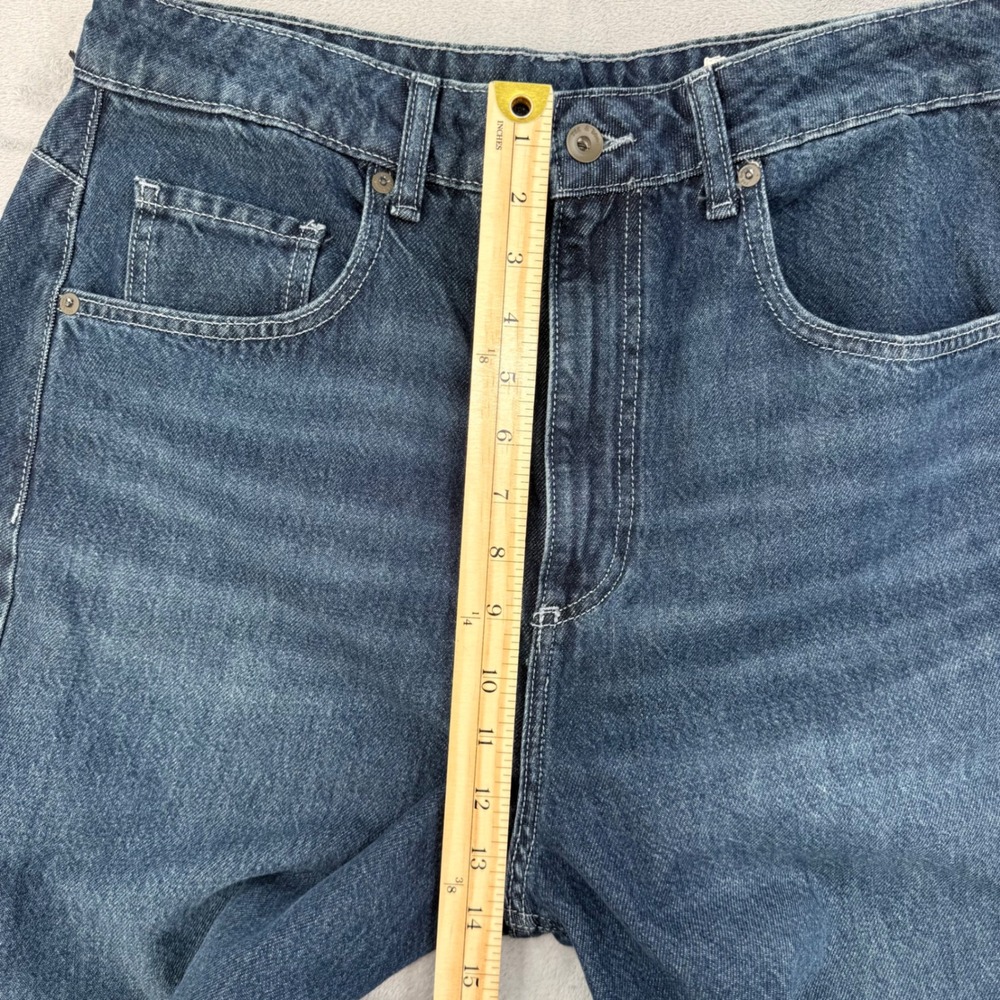 Rag & Bone Pants Jeans Womens 30 Chase High-Rise Barrel Grafton Blue Cropped Leg - Picture 15 of 16